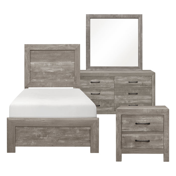 Corbin 4pc Set (TB+NS+DR+MR) in Gray - 1534GYT-1*4 - FAMSA Furniture (TX)