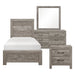 Corbin 4pc Set (TB+NS+DR+MR) in Gray - 1534GYT-1*4 - FAMSA Furniture (TX)