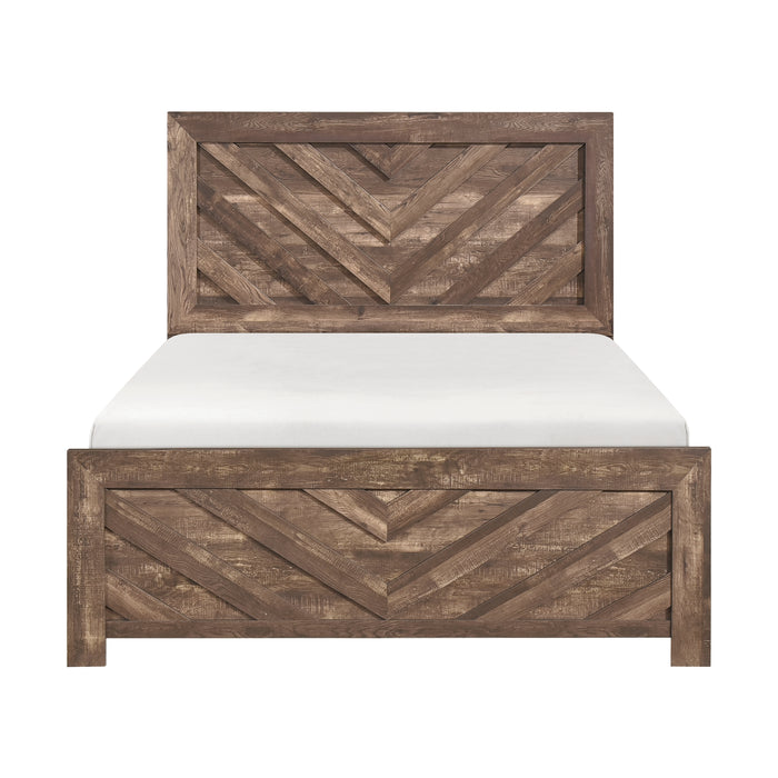 Corbin Full Bed in Brown - 1534NPF-1 - FAMSA Furniture (TX)