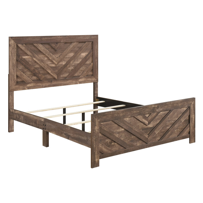 Corbin Full Bed in Brown - 1534NPF-1 - FAMSA Furniture (TX)