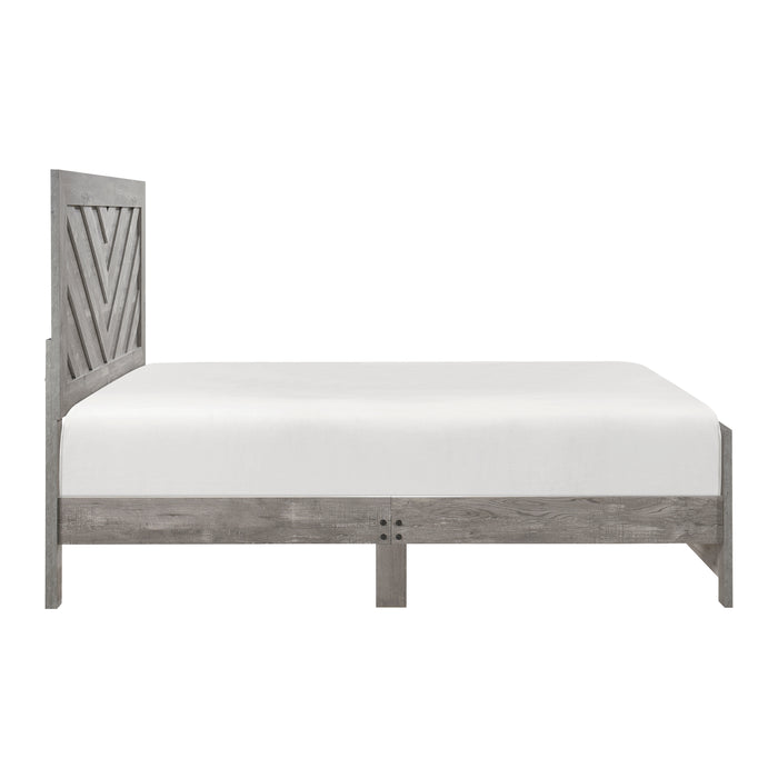 Corbin Queen Bed in Gray - 1534NPGY-1 - FAMSA Furniture (TX)