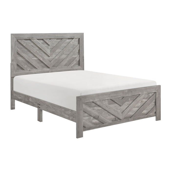 Corbin Queen Bed in Gray - 1534NPGY-1 - FAMSA Furniture (TX)
