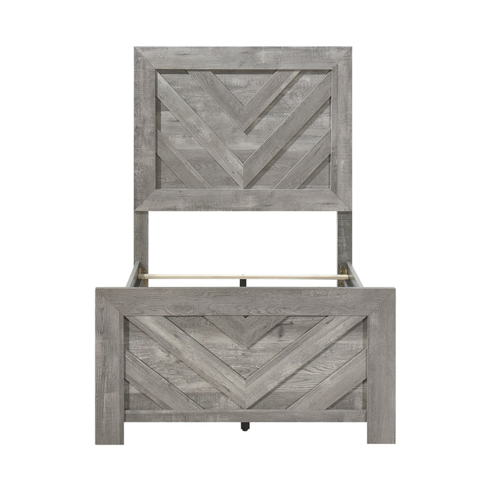 Corbin Twin Bed in Gray - 1534NPGYT-1 - FAMSA Furniture (TX)