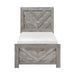 Corbin Twin Bed in Gray - 1534NPGYT-1 - FAMSA Furniture (TX)