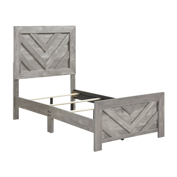 Corbin Twin Bed in Gray - 1534NPGYT-1 - FAMSA Furniture (TX)
