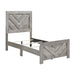 Corbin Twin Bed in Gray - 1534NPGYT-1 - FAMSA Furniture (TX)