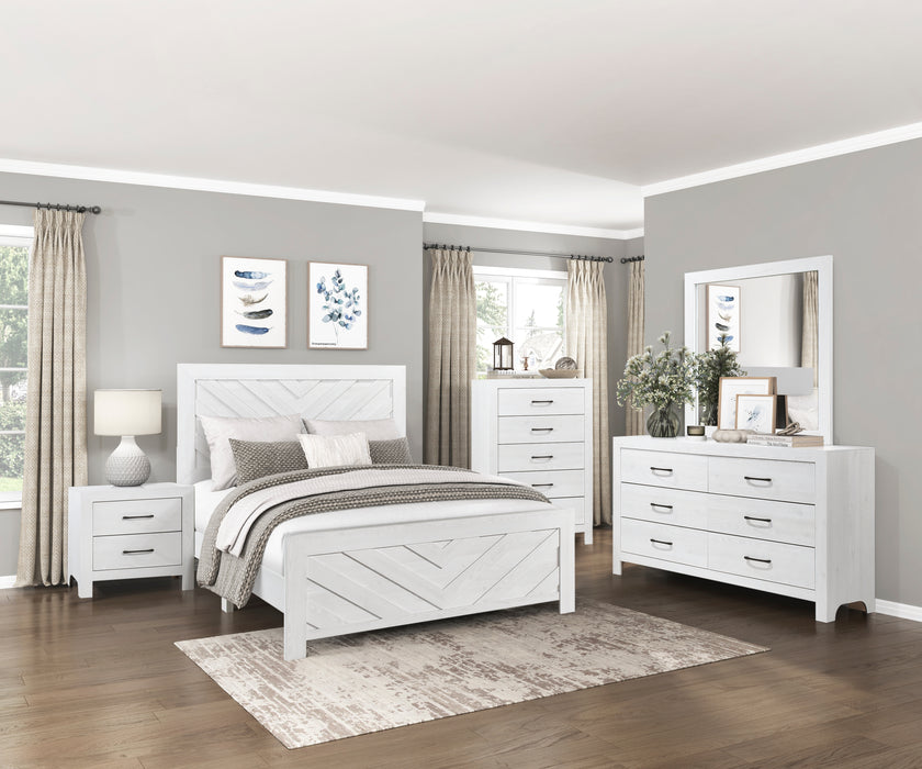 Corbin Mirror in White - 1534WH-6 - FAMSA Furniture (TX)
