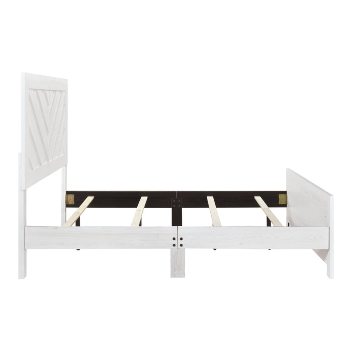 Corbin Queen Bed in White - 1534NPWH-1 - FAMSA Furniture (TX)