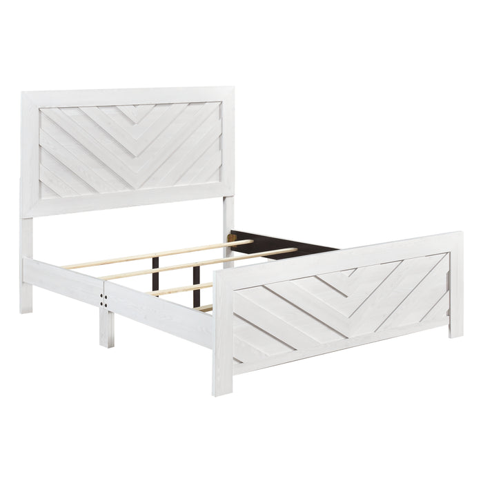 Corbin Queen Bed in White - 1534NPWH-1 - FAMSA Furniture (TX)
