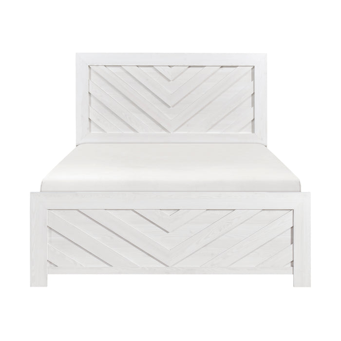 Corbin Queen Bed in White - 1534NPWH-1 - FAMSA Furniture (TX)