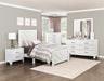 Corbin Twin Bed in White - 1534NPWHT-1 - FAMSA Furniture (TX)
