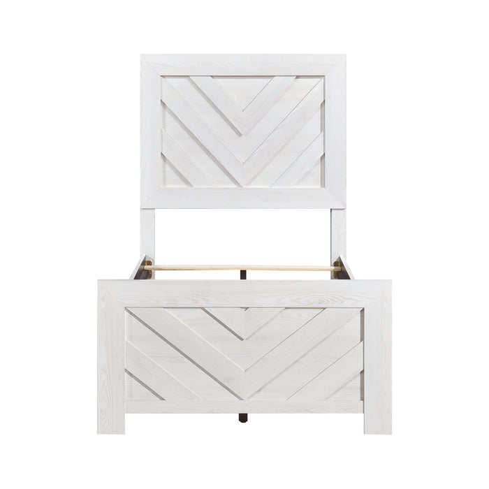 Corbin Twin Bed in White - 1534NPWHT-1 - FAMSA Furniture (TX)