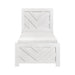 Corbin Twin Bed in White - 1534NPWHT-1 - FAMSA Furniture (TX)