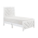 Corbin Twin Bed in White - 1534NPWHT-1 - FAMSA Furniture (TX)