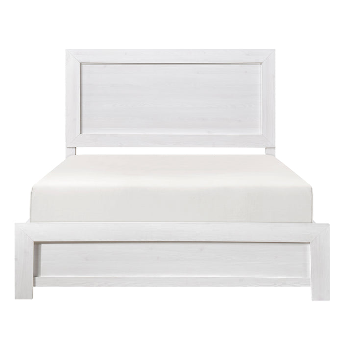 Corbin Queen Bed in a Box in White - 1534WH-1 - FAMSA Furniture (TX)