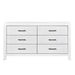 Corbin 4pc Set (QB+NS+DR+MR) in White - 1534WH-1*4 - FAMSA Furniture (TX)
