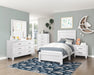 Corbin Twin Bed in a Box in White - 1534WHT-1 - FAMSA Furniture (TX)