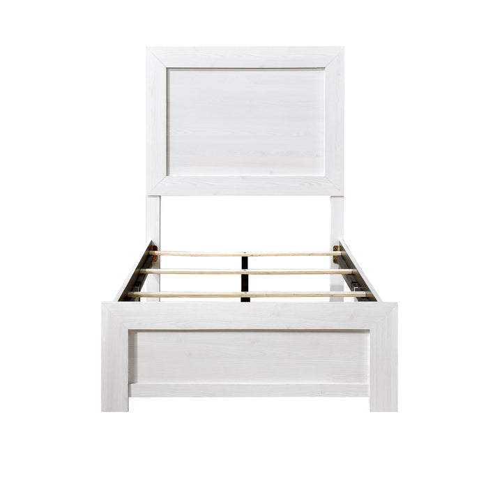 Corbin Twin Bed in a Box in White - 1534WHT-1 - FAMSA Furniture (TX)