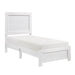 Corbin Twin Bed in a Box in White - 1534WHT-1 - FAMSA Furniture (TX)