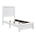 Corbin Twin Bed in a Box in White - 1534WHT-1 - FAMSA Furniture (TX)