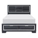 Rosemont 4pc Set (QB+NS+DR+MR) in Blue/Gold/Silver/Champagne - 1553-1*4 - FAMSA Furniture (TX)