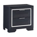 Rosemont Nightstand in Blue/Gold/Silver/Champagne - 1553-4 - FAMSA Furniture (TX)