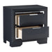 Rosemont Nightstand in Blue/Gold/Silver/Champagne - 1553-4 - FAMSA Furniture (TX)
