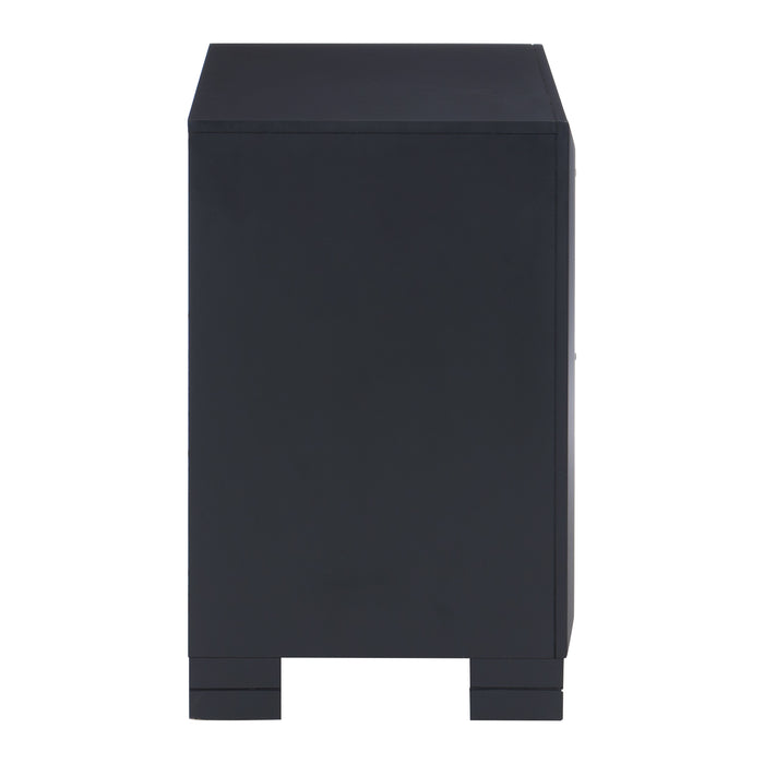 Rosemont Nightstand in Blue/Gold/Silver/Champagne - 1553-4 - FAMSA Furniture (TX)
