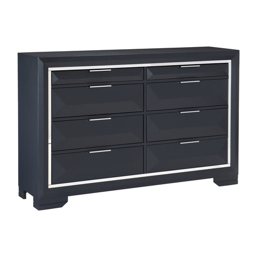 Rosemont Dresser in Blue/Gold/Silver/Champagne - 1553-5 - FAMSA Furniture (TX)