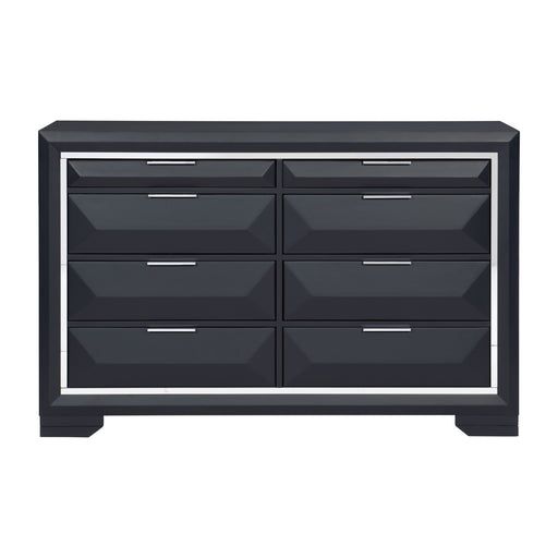 Rosemont Dresser in Blue/Gold/Silver/Champagne - 1553-5 - FAMSA Furniture (TX)