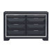 Rosemont Dresser in Blue/Gold/Silver/Champagne - 1553-5 - FAMSA Furniture (TX)