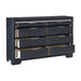 Rosemont Dresser in Blue/Gold/Silver/Champagne - 1553-5 - FAMSA Furniture (TX)