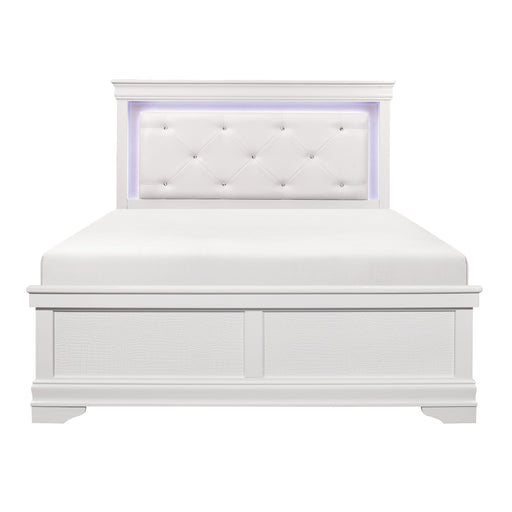 Lana 4pc Set (QB+NS+DR+MR) in White - 1556W-1*4 - FAMSA Furniture (TX)