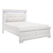 Lana 4pc Set (QB+NS+DR+MR) in White - 1556W-1*4 - FAMSA Furniture (TX)
