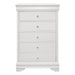Lana Collection Chest in White - 1556W-9 - FAMSA Furniture (TX)