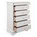 Lana Collection Chest in White - 1556W-9 - FAMSA Furniture (TX)
