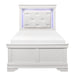 Lana Collection 4pc Set (TB+NS+DR+MR) in White - 1556WT-1*4 - FAMSA Furniture (TX)