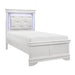 Lana Collection 4pc Set (TB+NS+DR+MR) in White - 1556WT-1*4 - FAMSA Furniture (TX)
