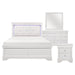 Lana 4pc Set (QB+NS+DR+MR) in White - 1556W-1*4 - FAMSA Furniture (TX)