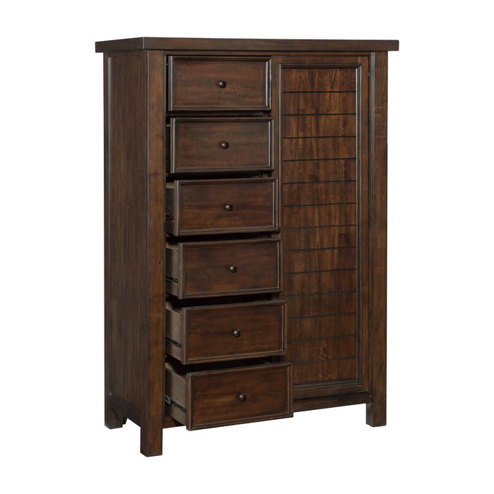 Logandale Wardrobe in Brown - 1559-10 - FAMSA Furniture (TX)