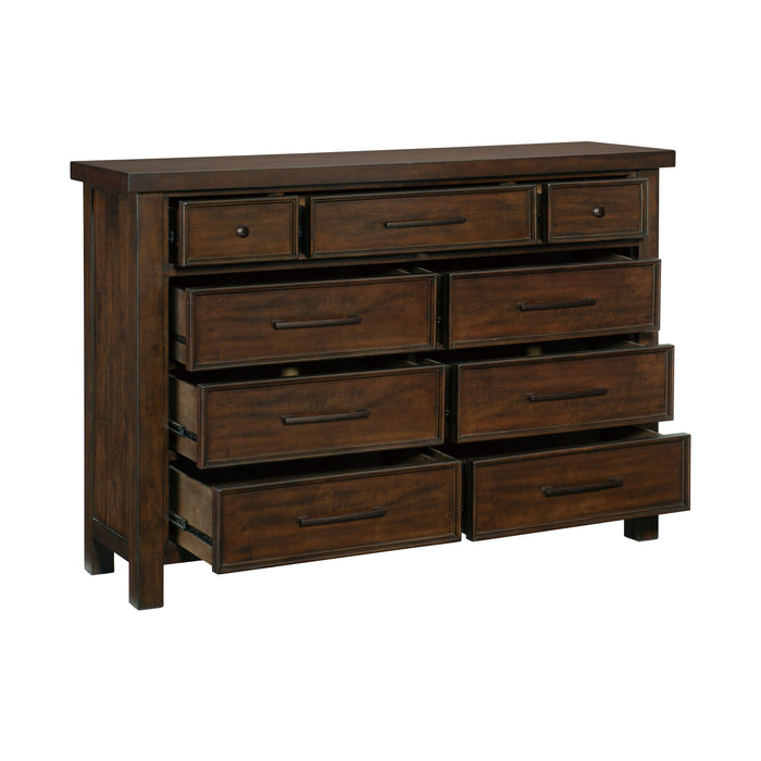 Logandale DRESSER in Brown - 1559-5 - FAMSA Furniture (TX)