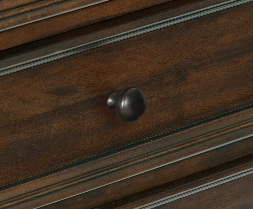 Logandale Wardrobe in Brown - 1559-10 - FAMSA Furniture (TX)
