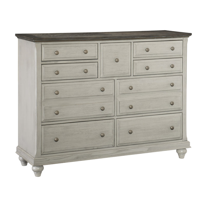 Mossbrook Dresser in Gray/Brown - 1568-5 - FAMSA Furniture (TX)