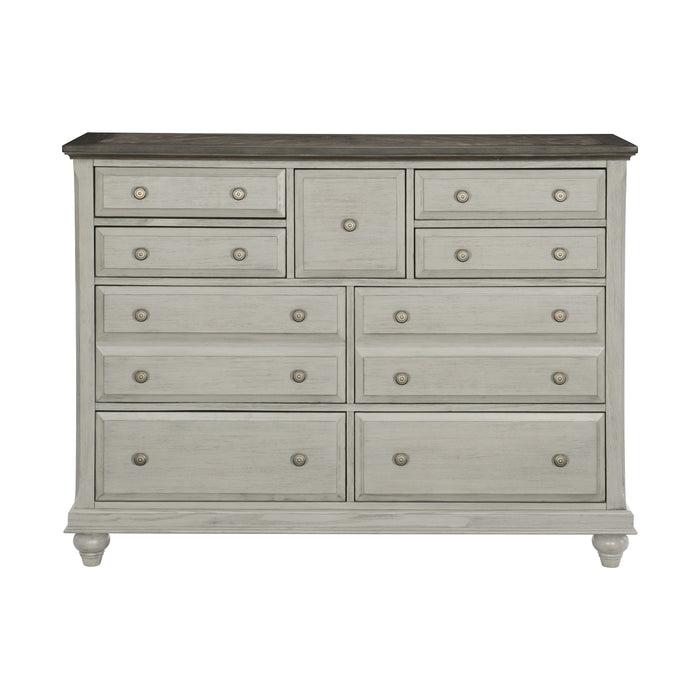 Mossbrook Dresser in Gray/Brown - 1568-5 - FAMSA Furniture (TX)