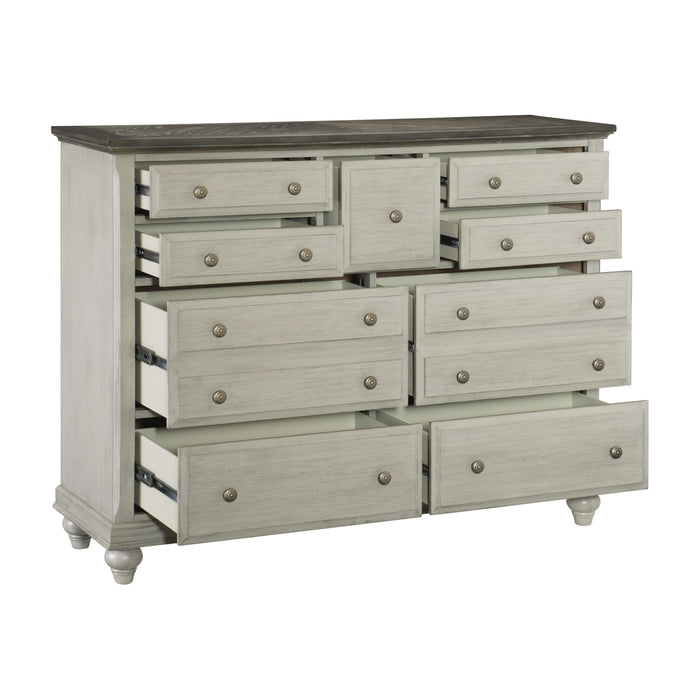 Mossbrook Dresser in Gray/Brown - 1568-5 - FAMSA Furniture (TX)