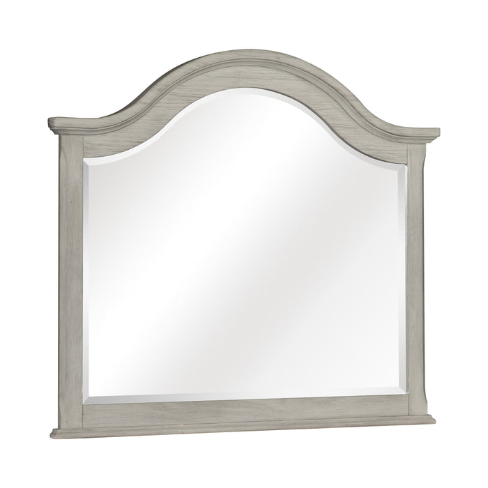 Mossbrook Mirror in Gray/Brown - 1568-6 - FAMSA Furniture (TX)