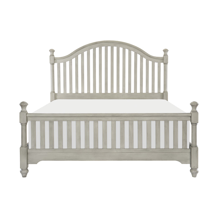Mossbrook 4pc Set (QB+NS+DR+MR) in Gray/Brown - 1568-1*4 - FAMSA Furniture (TX)