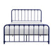 Bethany Queen Platform Bed in Blue - 1571BU-1 - FAMSA Furniture (TX)