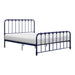 Bethany Queen Platform Bed in Blue - 1571BU-1 - FAMSA Furniture (TX)