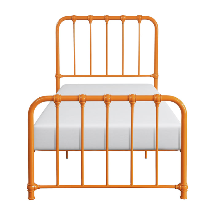 Bethany Twin Platform Bed in Orange - 1571RNT-1 - FAMSA Furniture (TX)